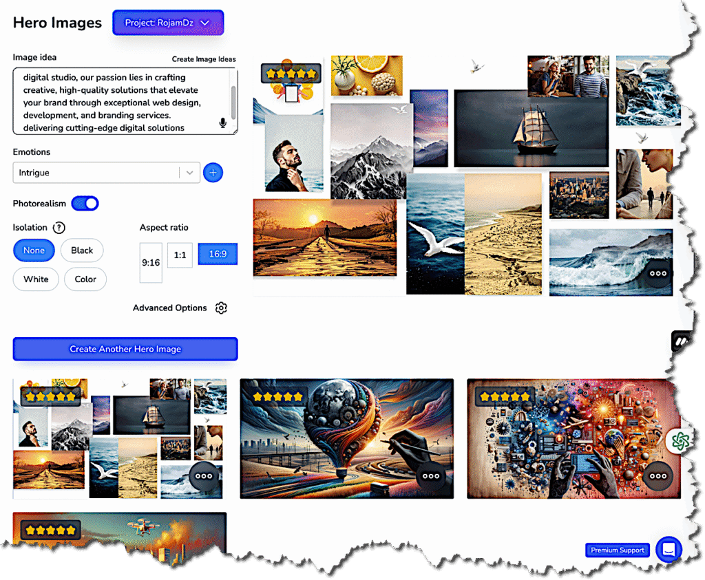 Hero Image Creator